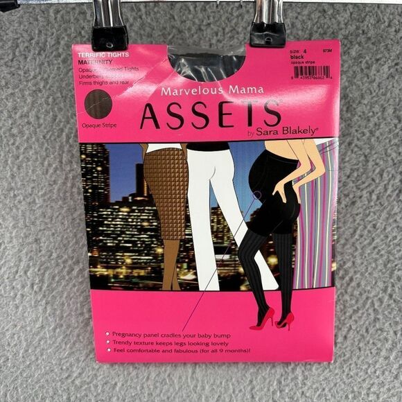 SPANX Other - Marvelous Mama Assets by Spanx Maternity Shaping Striped Tights Size XL New